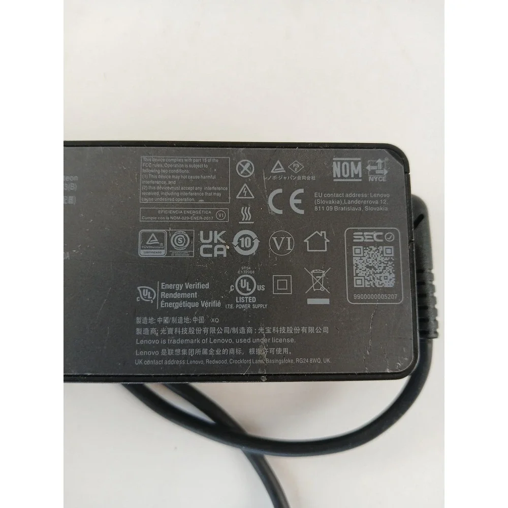 Lenovo Laptop Charger 65W Watt USB Type C(USB-C) AC Power Adapter ADLX65YLC2D
